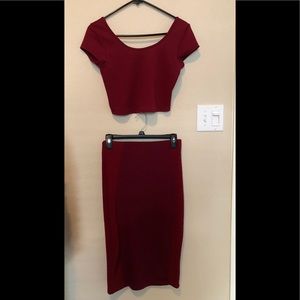 Cropped Skirt and too